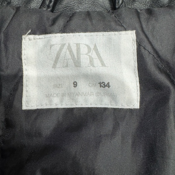 Zara Kids Black Biker Jacket - Picture 2 of 11